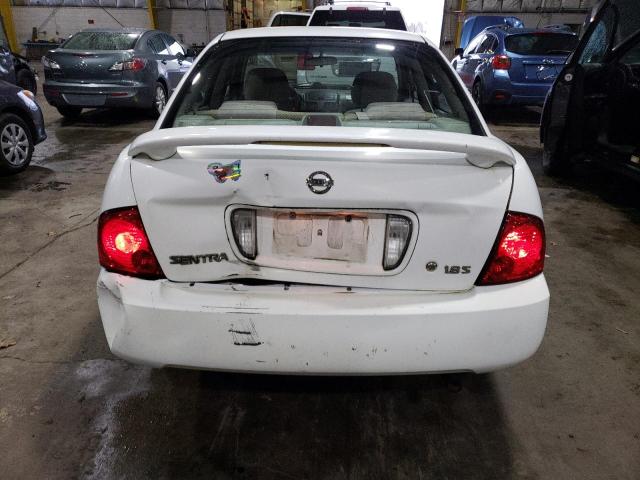 3N1CB51D34L900215 - 2004 NISSAN SENTRA 1.8 WHITE photo 6