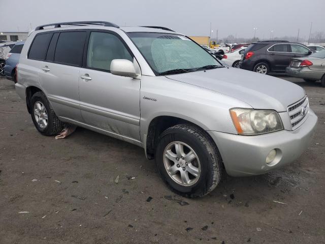 JTEHF21A510032640 - 2001 TOYOTA HIGHLANDER SILVER photo 4