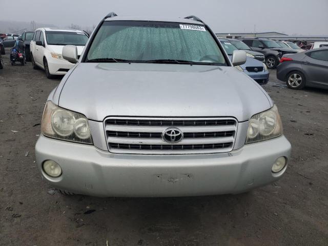 JTEHF21A510032640 - 2001 TOYOTA HIGHLANDER SILVER photo 5