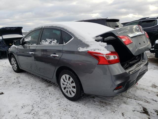 3N1AB7APXHY254550 - 2017 NISSAN SENTRA S GRAY photo 2