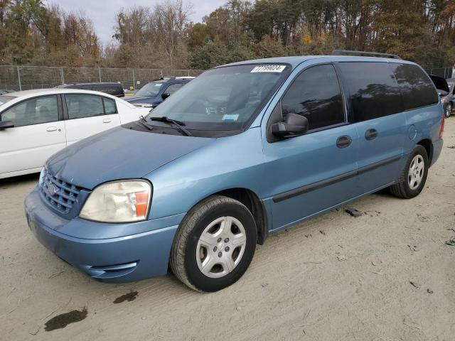 2FMZA51637BA00681 - 2007 FORD FREESTAR SE BLUE photo 1