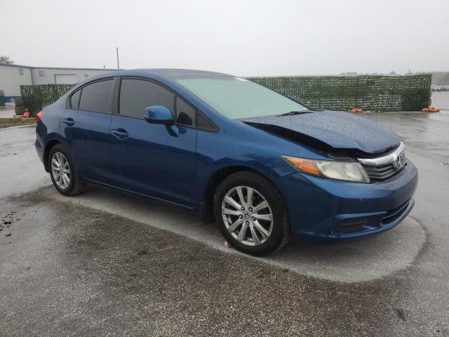 19XFB2F8XCE029823 - 2012 HONDA CIVIC EX BLUE photo 4