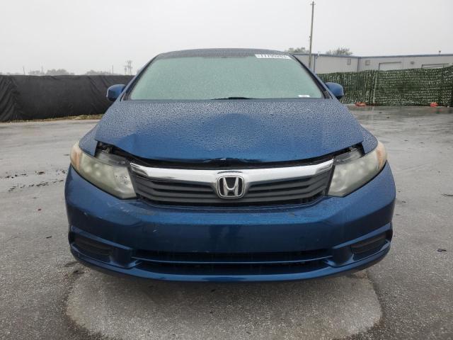 19XFB2F8XCE029823 - 2012 HONDA CIVIC EX BLUE photo 5