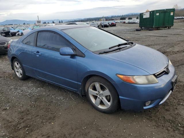 2HGFG12826H505817 - 2006 HONDA CIVIC EX BLUE photo 4