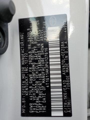 4T1G11AK3PU127616 - 2023 TOYOTA CAMRY SE NIGHT SHADE GRAY photo 13