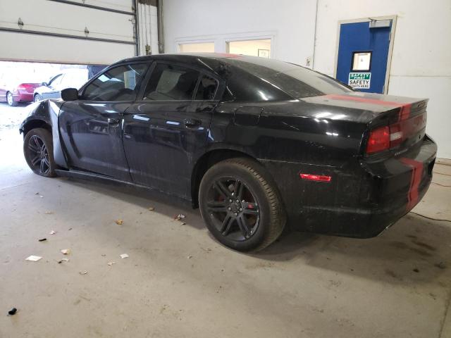 2B3CL1CG5BH550703 - 2011 DODGE CHARGER POLICE BLACK photo 2