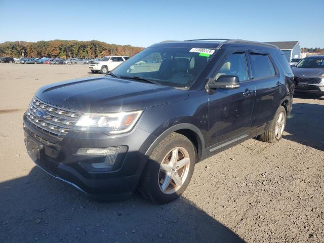 1FM5K8DH5HGA72213 - 2017 FORD EXPLORER XLT GRAY photo 1