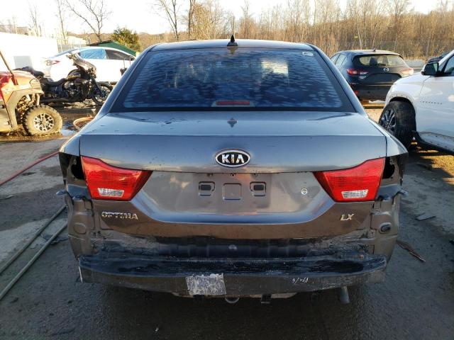 KNAGE228295287210 - 2009 KIA OPTIMA LX GRAY photo 6