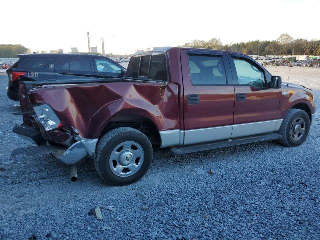 1FTRW12W84KD35384 - 2004 FORD F150 SUPERCREW BURGUNDY photo 3