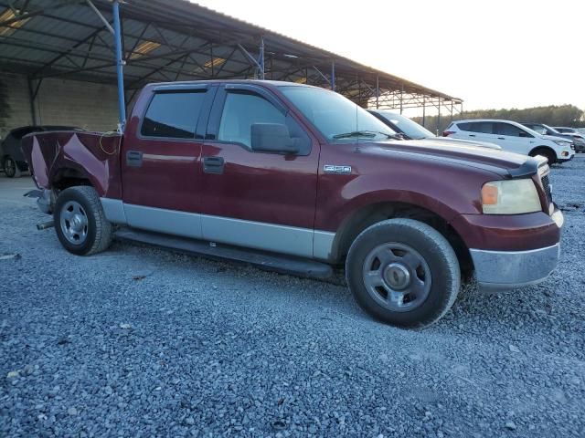 1FTRW12W84KD35384 - 2004 FORD F150 SUPERCREW BURGUNDY photo 4