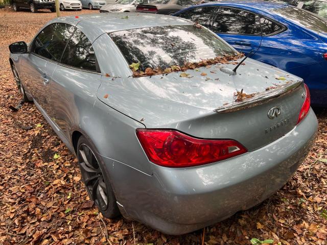 JNKCV66E79M724535 - 2009 INFINITI G37 BASE BLUE photo 3