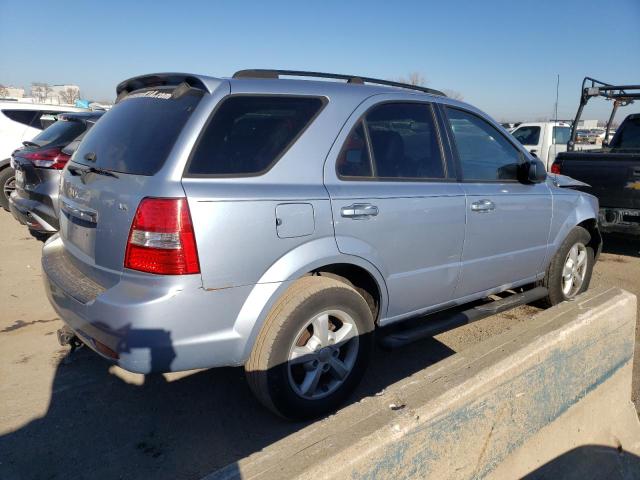 KNDJD735385763122 - 2008 KIA SORENTO EX BLUE photo 3