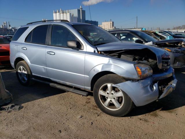 KNDJD735385763122 - 2008 KIA SORENTO EX BLUE photo 4