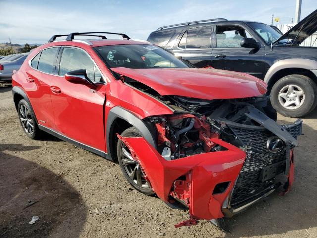 JTHU9JBH3K2006333 - 2019 LEXUS UX 250H RED photo 4