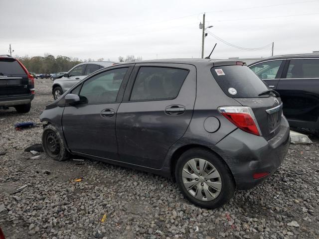 JTDKTUD31ED593878 - 2014 TOYOTA YARIS GRAY photo 2