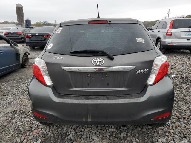 JTDKTUD31ED593878 - 2014 TOYOTA YARIS GRAY photo 6