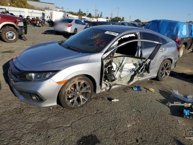 2HGFC2F87KH531772 - 2019 HONDA CIVIC SPORT 银色 照片 1