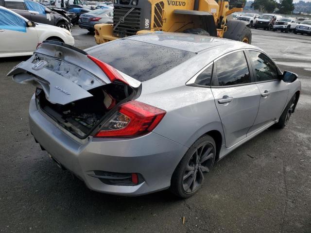 2HGFC2F87KH531772 - 2019 HONDA CIVIC SPORT 银色 照片 3