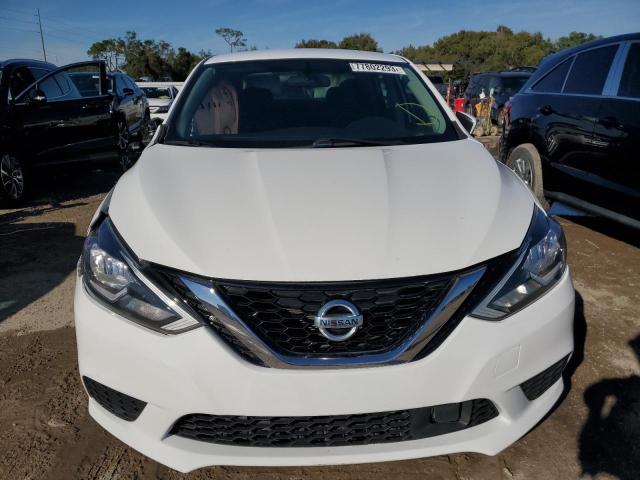 3N1AB7AP3KY456721 - 2019 NISSAN SENTRA S WHITE photo 5