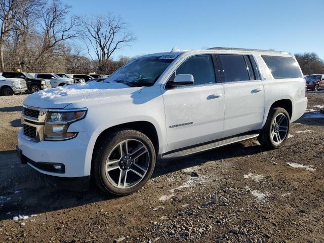 1GNSKHKCXKR307674 - 2019 CHEVROLET SUBURBAN K1500 LT WHITE photo 1