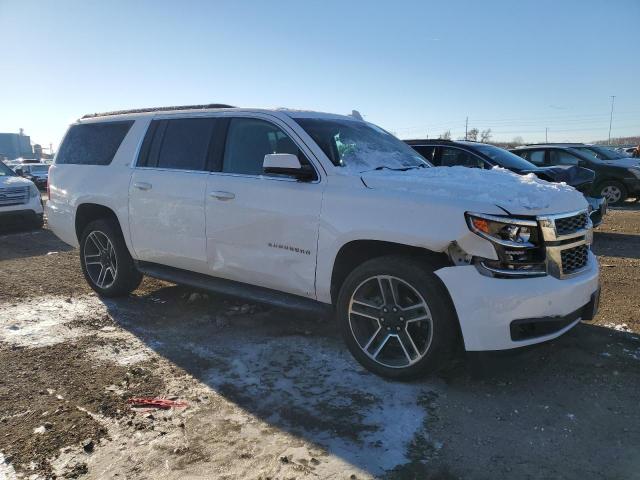 1GNSKHKCXKR307674 - 2019 CHEVROLET SUBURBAN K1500 LT WHITE photo 4