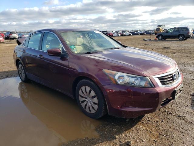 1HGCP26359A200726 - 2009 HONDA ACCORD LX BURGUNDY photo 4