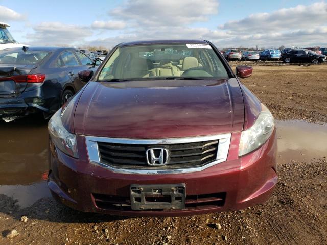 1HGCP26359A200726 - 2009 HONDA ACCORD LX BURGUNDY photo 5