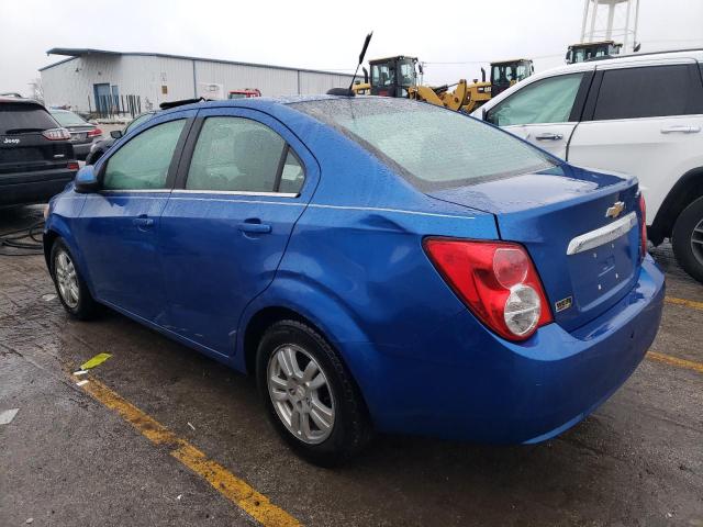 1G1JC5SH8G4182277 - 2016 CHEVROLET SONIC LT BLUE photo 2