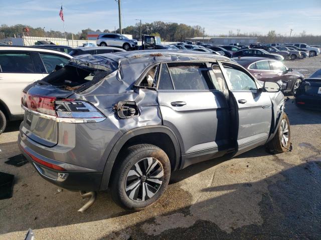 1V2DE2CA0RC207341 - 2024 VOLKSWAGEN ATLAS CROS SE GRAY photo 3