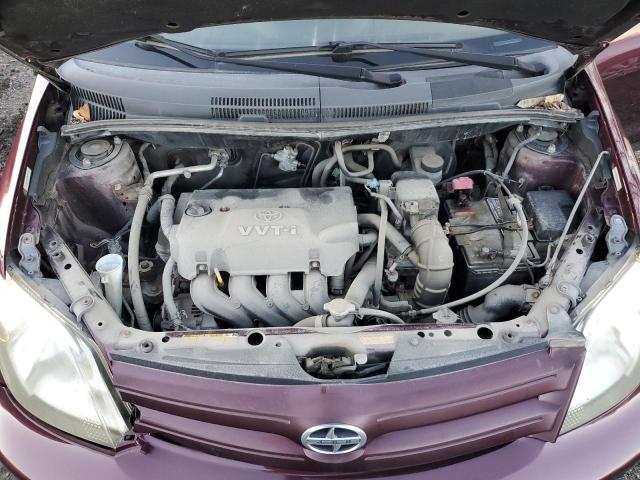 JTKKT604740071989 - 2004 TOYOTA SCION XA MAROON photo 11