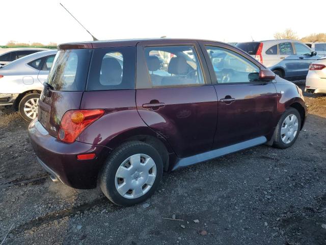 JTKKT604740071989 - 2004 TOYOTA SCION XA MAROON photo 3