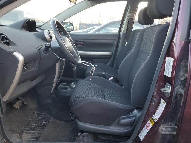 JTKKT604740071989 - 2004 TOYOTA SCION XA MAROON photo 7