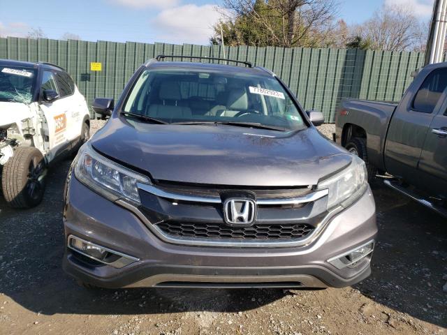 2HKRM4H7XGH715627 - 2016 HONDA CR-V EXL GRAY photo 5