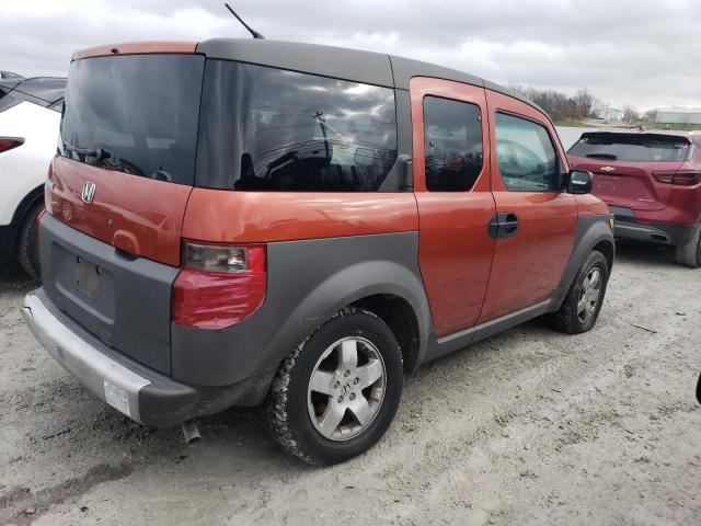 5J6YH28533L031229 - 2003 HONDA ELEMENT EX ORANGE photo 3