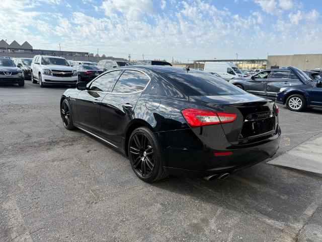 ZAM57XSA8E1086123 - 2014 MASERATI GHIBLI BLACK photo 3