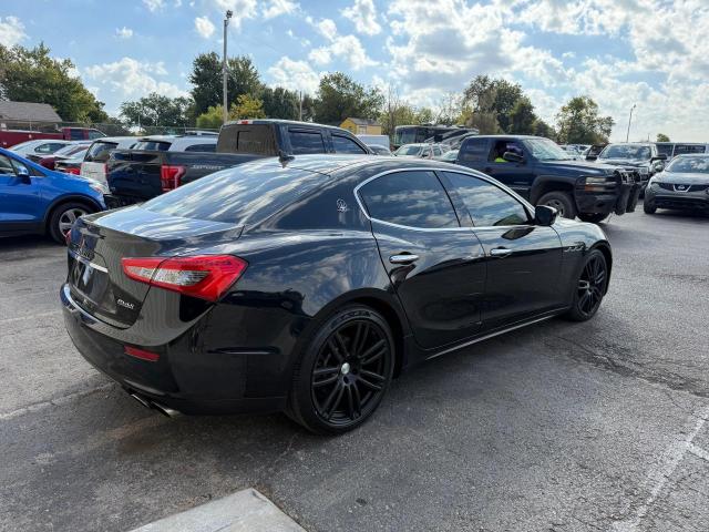 ZAM57XSA8E1086123 - 2014 MASERATI GHIBLI BLACK photo 4