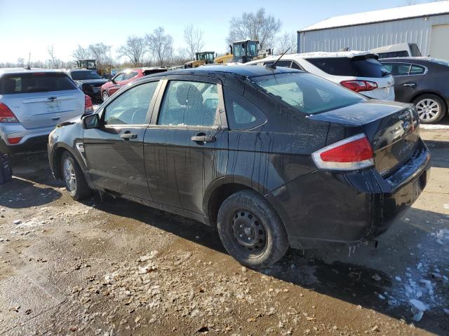 1FAHP35N38W282704 - 2008 FORD FOCUS SE BLACK photo 2