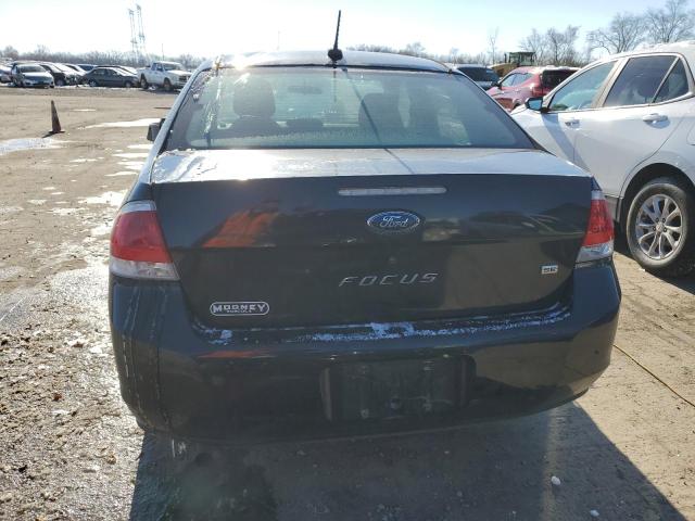 1FAHP35N38W282704 - 2008 FORD FOCUS SE BLACK photo 6