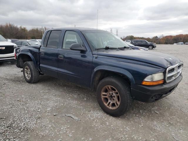 1D7HL38K84S533702 - 2004 DODGE DAKOTA QUAD SPORT BLUE photo 4