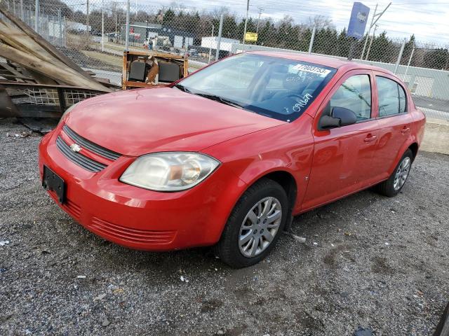 1G1AS58H797269521 - 2009 CHEVROLET COBALT LS RED photo 1