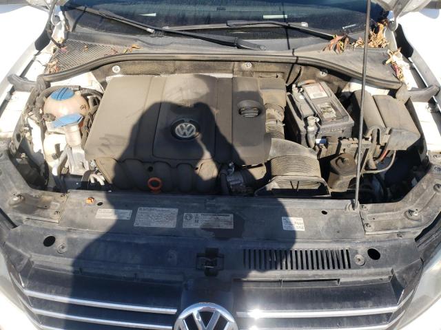 1VWBP7A38CC080041 - 2012 VOLKSWAGEN PASSAT SE WHITE photo 11