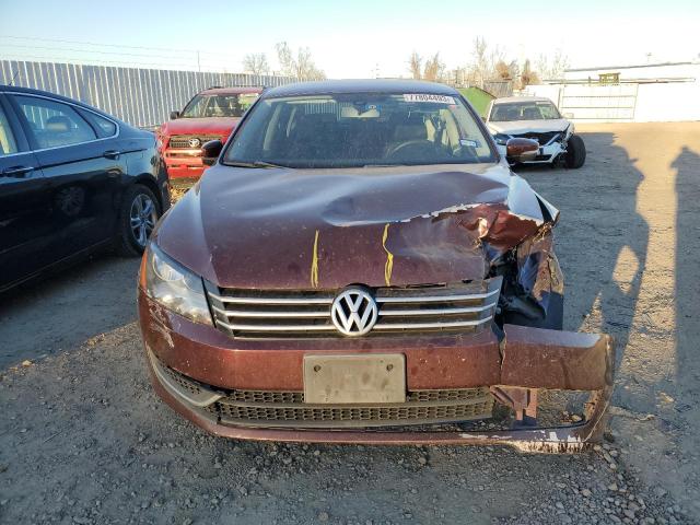 1VWAH7A39EC006493 - 2014 VOLKSWAGEN PASSAT S BURGUNDY photo 5