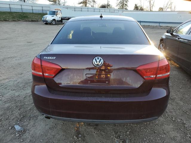 1VWAH7A39EC006493 - 2014 VOLKSWAGEN PASSAT S BURGUNDY photo 6