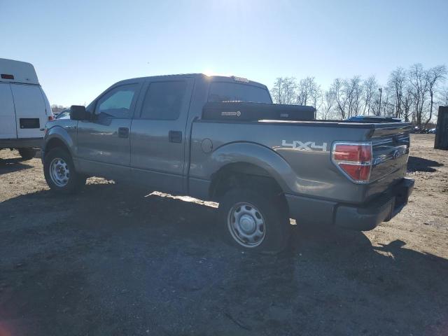 1FTFW1EF5DKF54964 - 2013 FORD F150 SUPERCREW GRAY photo 2