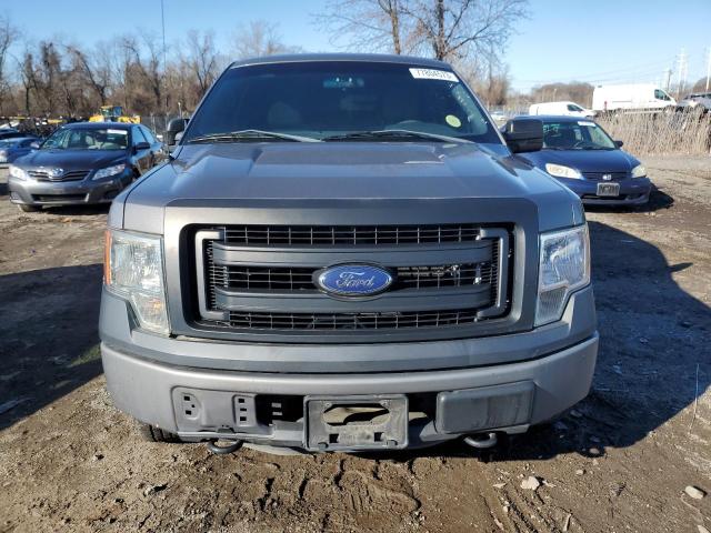 1FTFW1EF5DKF54964 - 2013 FORD F150 SUPERCREW GRAY photo 5