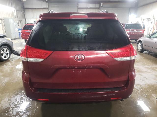 5TDKK3DC6BS027860 - 2011 TOYOTA SIENNA LE BURGUNDY photo 6