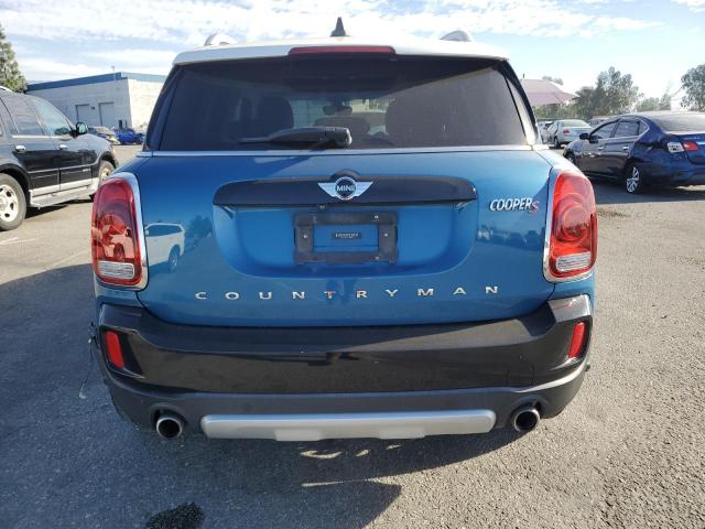 WMZYT3C37H3B66319 - 2017 MINI COOPER S COUNTRYMAN BLUE photo 6