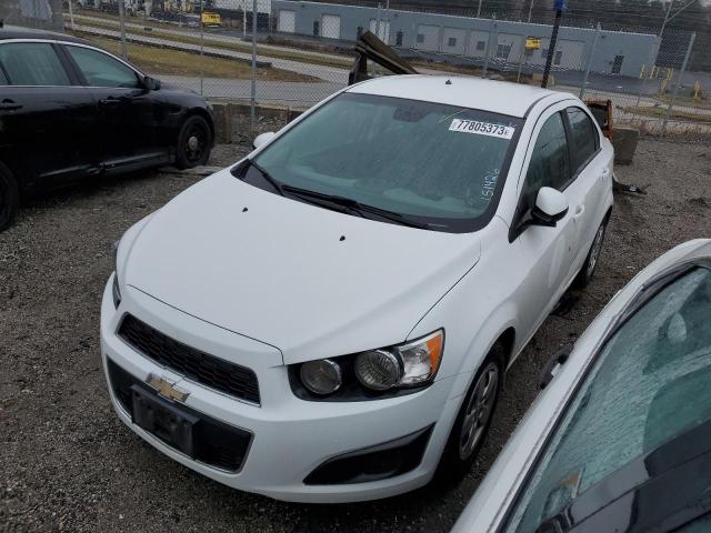 1G1JA5SG0F4118441 - 2015 CHEVROLET SONIC LS WHITE photo 1