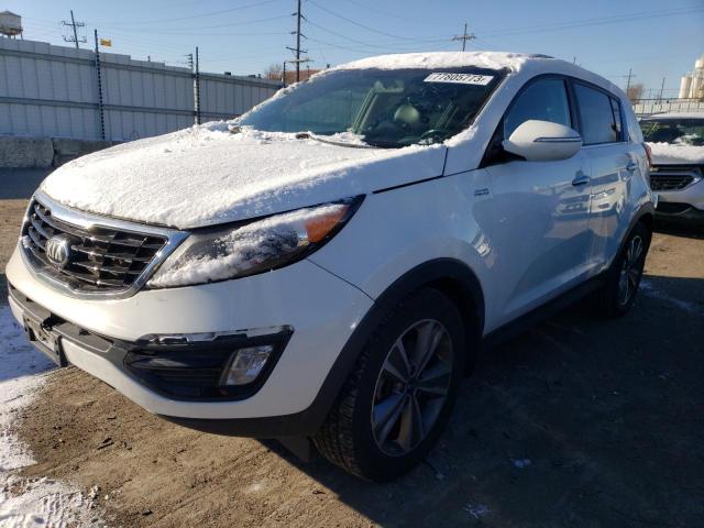 KNDPCCA62E7566959 - 2014 KIA SPORTAGE SX WHITE photo 1