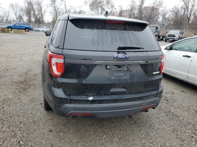 1FM5K8AT7GGA37227 - 2016 FORD EXPLORER POLICE INTERCEPTOR أسود صورة 6